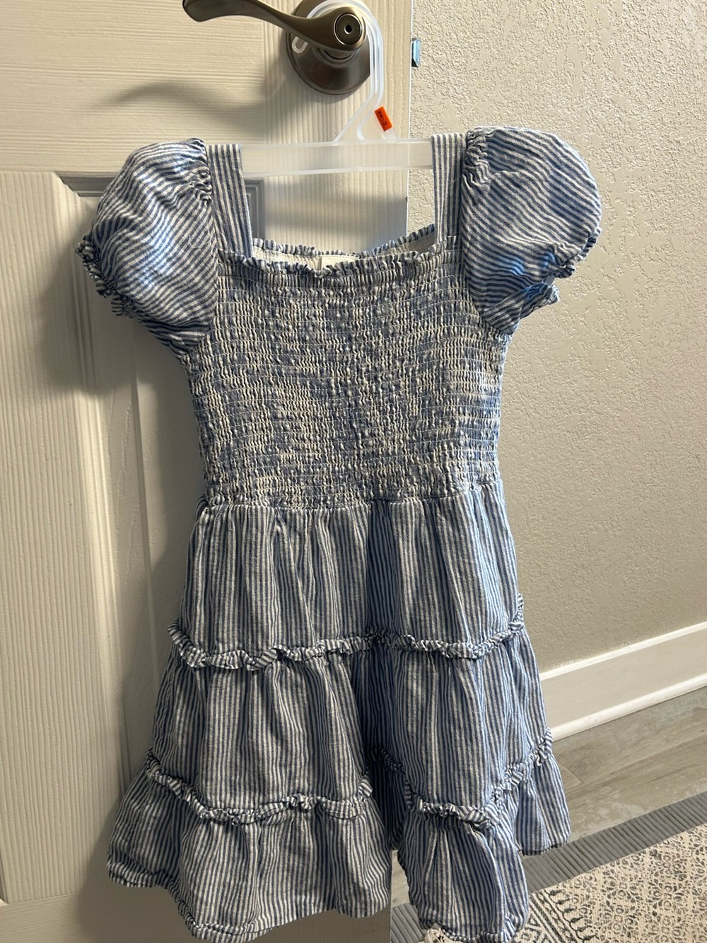 Blue & White Gymboree Smocked Dress